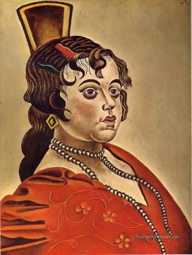 Portrait d’une danseuse espagnole Joan Miro Peinture à l'huile